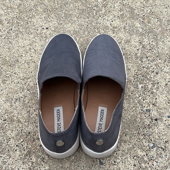 Platform Grey Steven Madden shoes - Picture 2 of 6